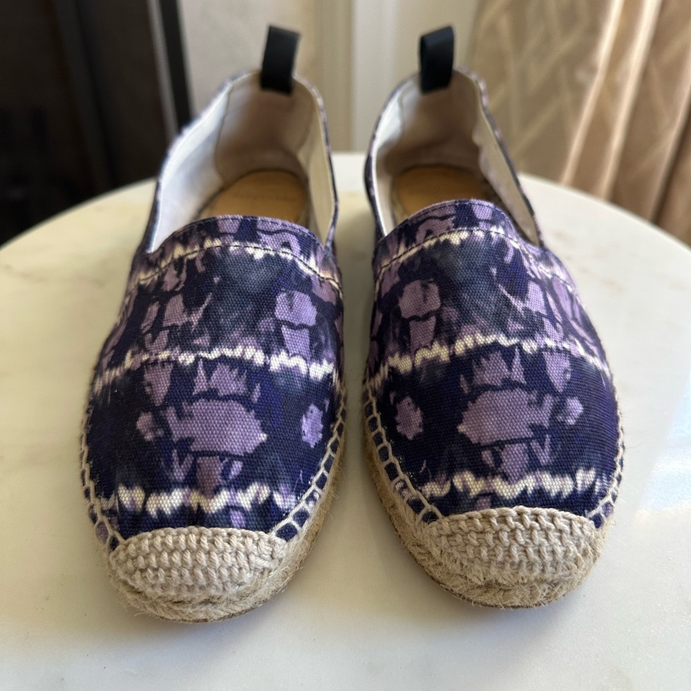 Altuzarra Purple Tie-Dye Espadrille Flats - Picture 2 of 5
